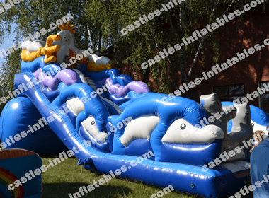 Inflatable slide "Sea King 5"