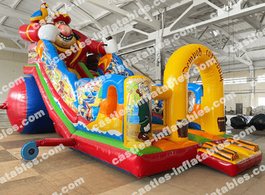 Inflatable slide "Silver 4"