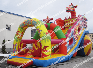 Inflatable slide " Lizard Tent 4"