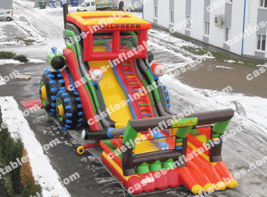 Inflatable slide "Bulldozer 5 new"