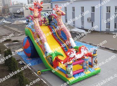 Inflatable slide "Giraffes 5"