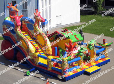 inflatable playground 2 in 1 "Equator complex 4"