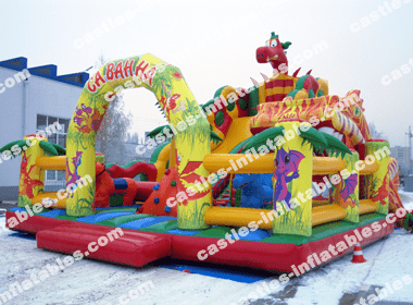 Inflatable playground 2 in 1 “Savannaland 5”