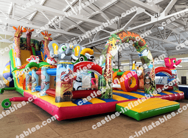 Inflatable playground 2 in 1 “Savannah-Lemur 6”