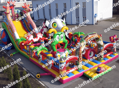Inflatable playground 2 in 1 “Savannah-Lemur 5”
