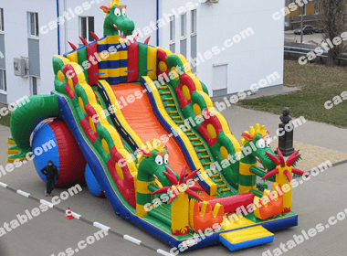 Inflatable slide "Dragon mountains 5"