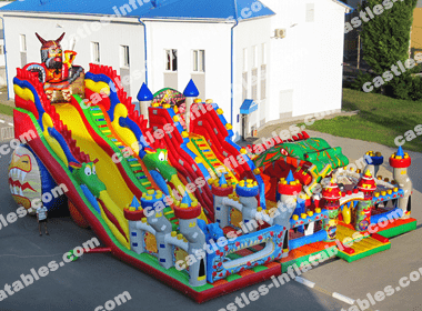 Inflatable playground 2 in 1 “Varyags 6+4”