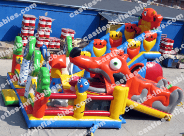Inflatable playground 2 in 1 “Bear in the forest 4”