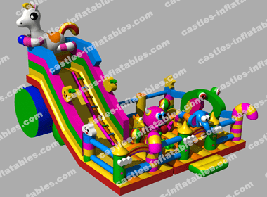 Inflatable playground "Pony 4"