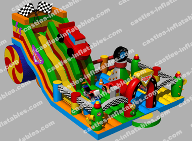 Inflatable playground "Cars 4"