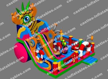 Inflatable playground "Chudik 4"