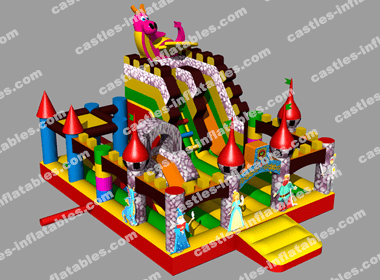 Inflatable playground "Castle 2 var 1"