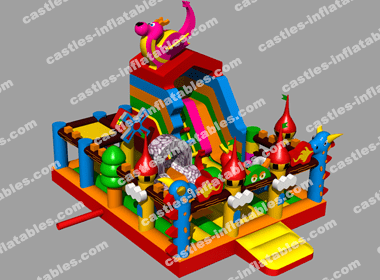 Inflatable playground "Castle 2 var 3"