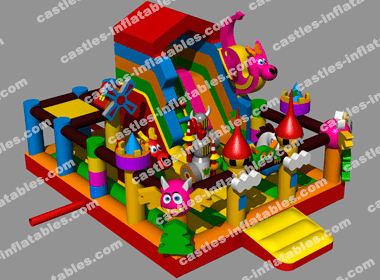 Inflatable playground "Castle 2 var 5"