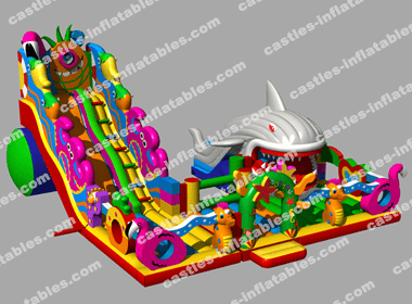 Inflatable playground "Shark 5 var 1"